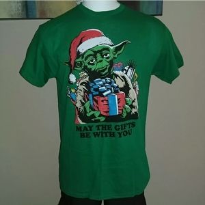 Star Wars Yoda Santa Gifts Be With You Shirt